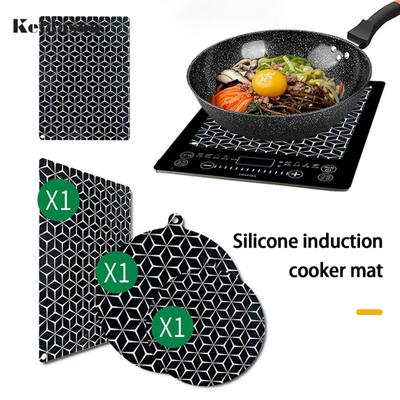 Reliable Waterproof Easy To Clean Stove Top Cover Induction Cooktop Protector Mat Household Supplies