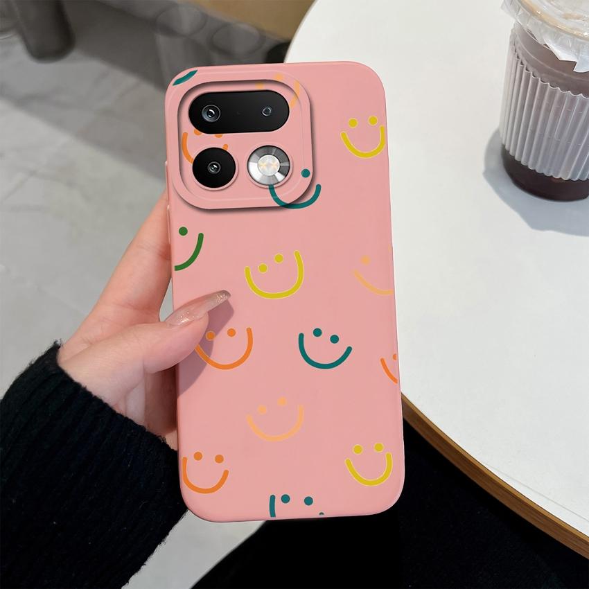 For Oppo Realme 16 14 15 Pro Plus C85 Pro P3 Lite Reno15 Pro OPPO A77 A78 A95 A93 A72 A73 Phone Covers Fashion Labels Soft Smooth Liquid Silicone Case
