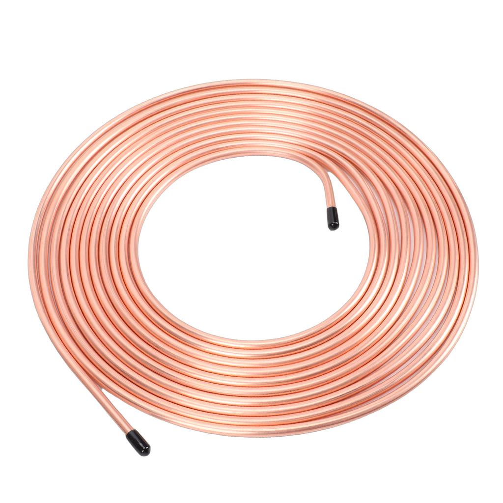 1 4in 25FT Brake Line Tubing Galvanized Replacement Brake Line Roll for Automotive Truck Brake System