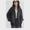 CHICVEN "Roaming In Autumn" Retro Stand Collar PU Leather Motorcycle Jacket
