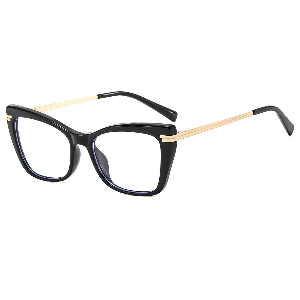 Trendy Rainbow TR90 Square Anti-Blue Light Glasses for Women Anti-Blue Light Lens