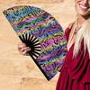 Vibrant Chinese Decorative Glowing Hand Fan Perfect for Home Decorations