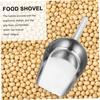 DOITOOL Stainless Steel Multipurpose Food Shovel, Kitchen Ice Scoop, Flour, Rice, Grain Measuring Scoop, Food Scoop with Smooth Finish