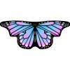 Boys Girls Shawl Butterfly Wing Dancing Party Photo Fairy Cosplay Accessory Christmas Halloween Dress up Cape Coverups