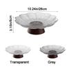 Large Capacity Pedestal Fruit Bowl Plastic Dried Fruit Plate Modern Fruit Display Stand  Dessert