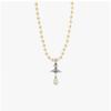 Vivienne Westwood Women Low Pearl Drop Choker Necklace 63030008
