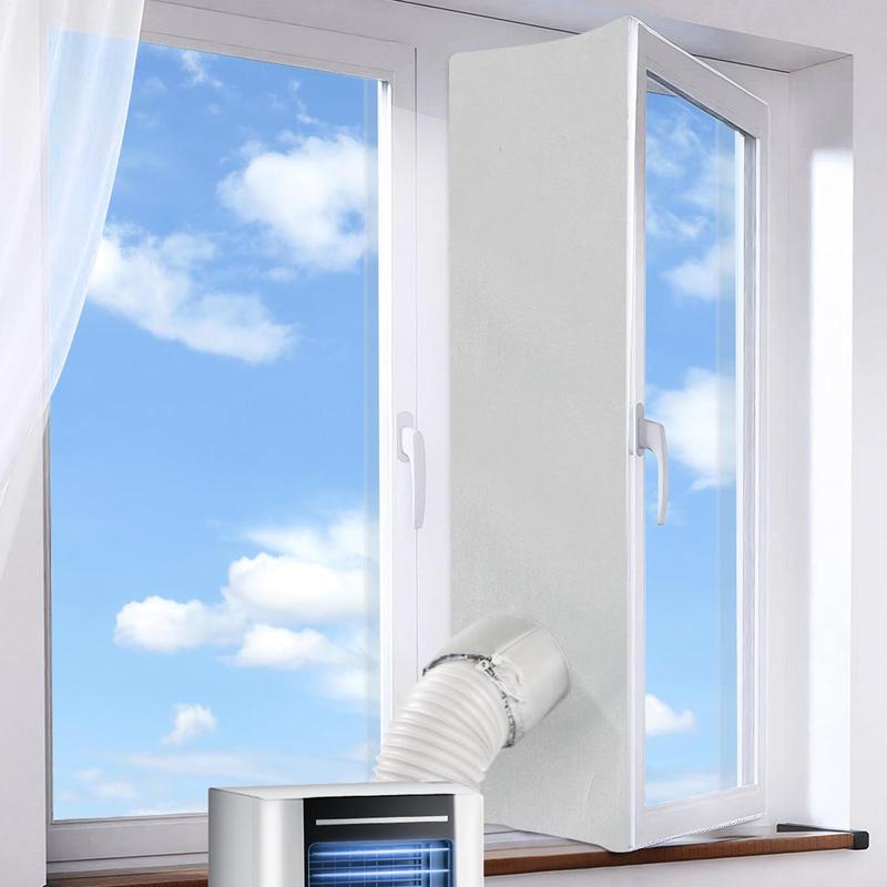 Air Conditioner Dryer Window Vent Sealing Kit Air Conditioner Vent Sealing Cloth Kit for Home Dorm Apartment Rental Hotel