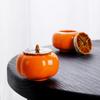 Ceramic Persimmon Shaped Fortune Jar