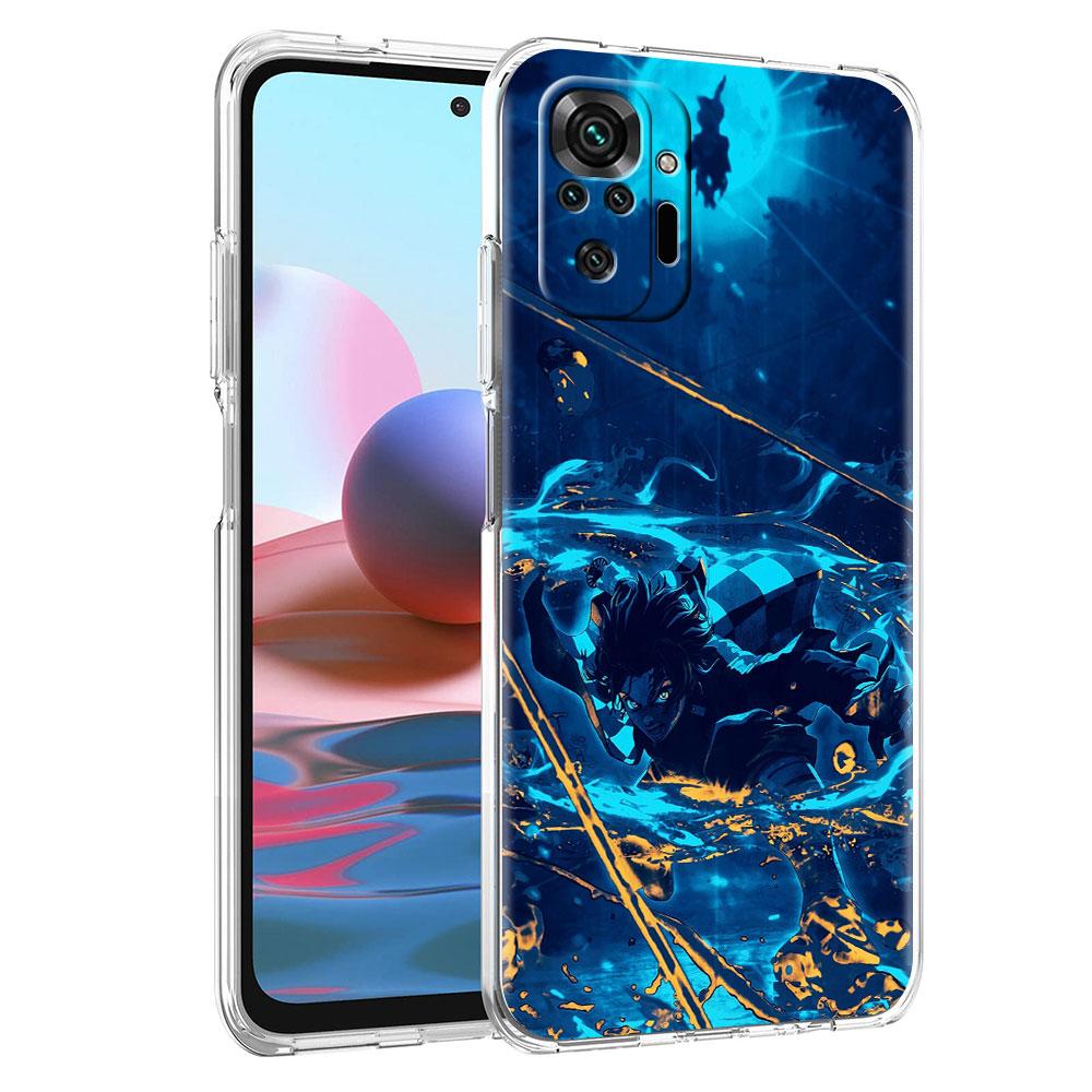 

Мягкий прозрачный чехол с рисунком аниме «Убийца демонов» для Xiaomi Redmi Note 10 9 8 Pro 9S 10S 8T 9A 9C K40 7 9T 8A противоударный силиконовый чехол для телефона Redmi K40