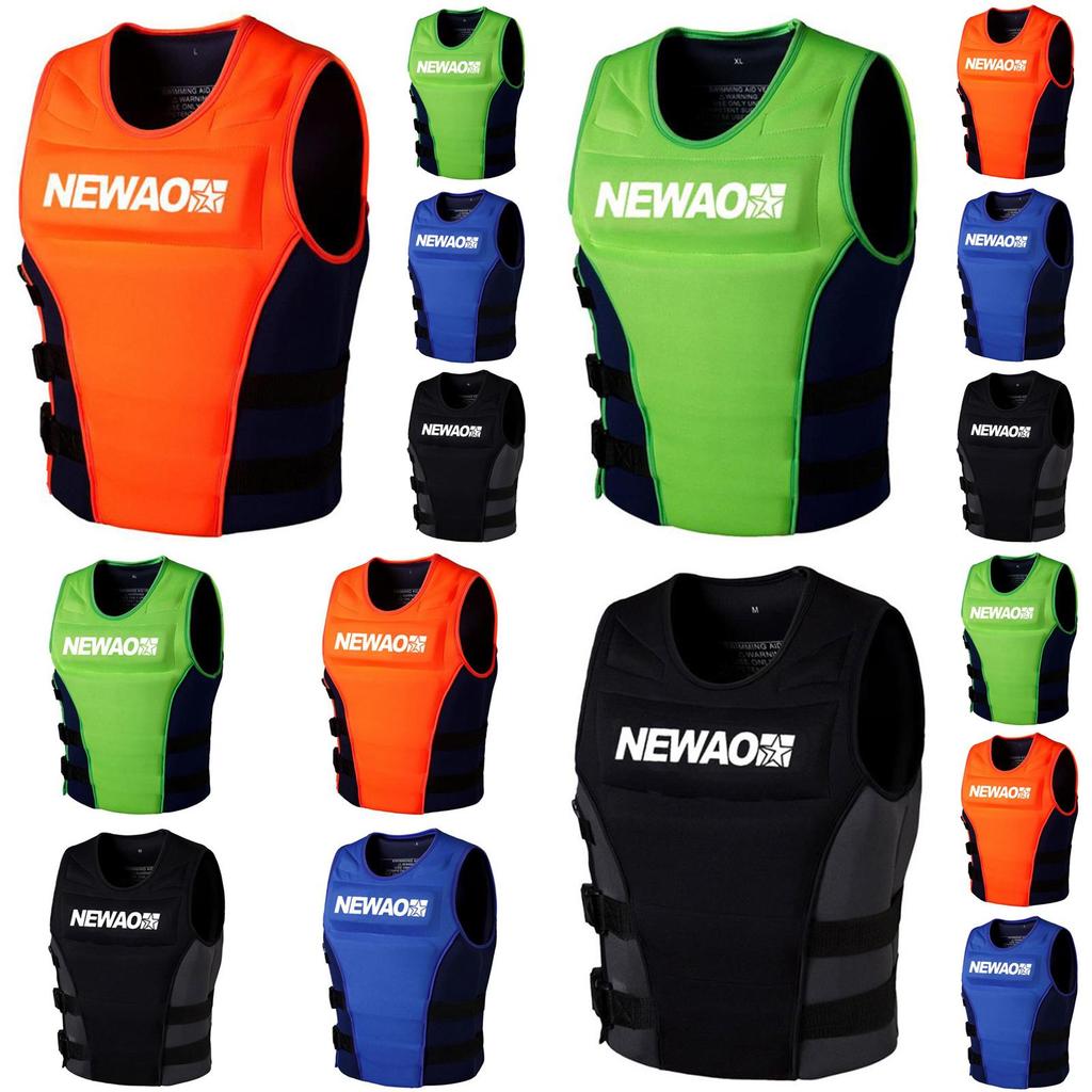 Durable Buoyancy Foam Filled Adult Life Jacket With Adjustable Belt And Smooth Zipper