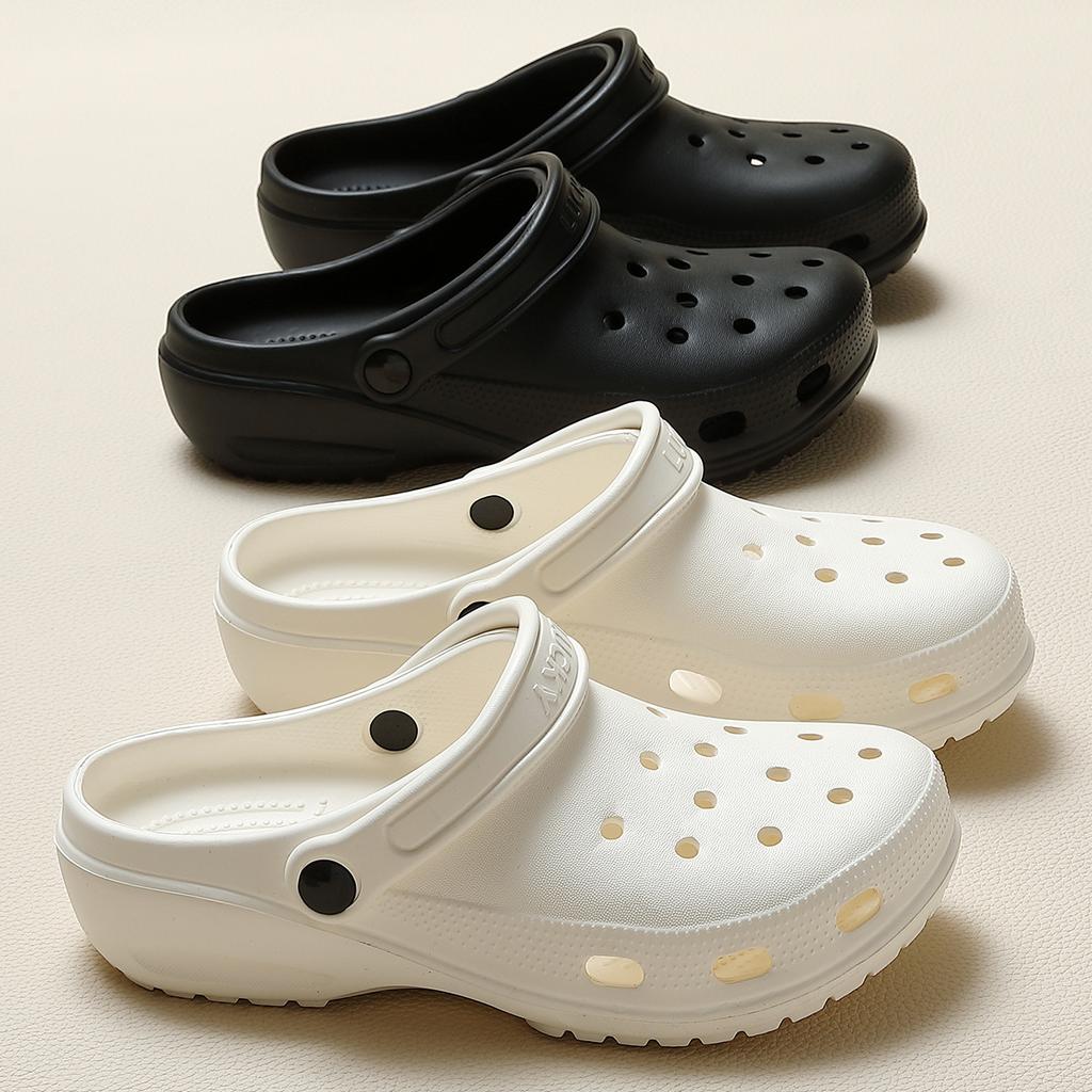 Operating room hole shoes summer new thick-soled breathable non-slip deodorant medical outer slippers
