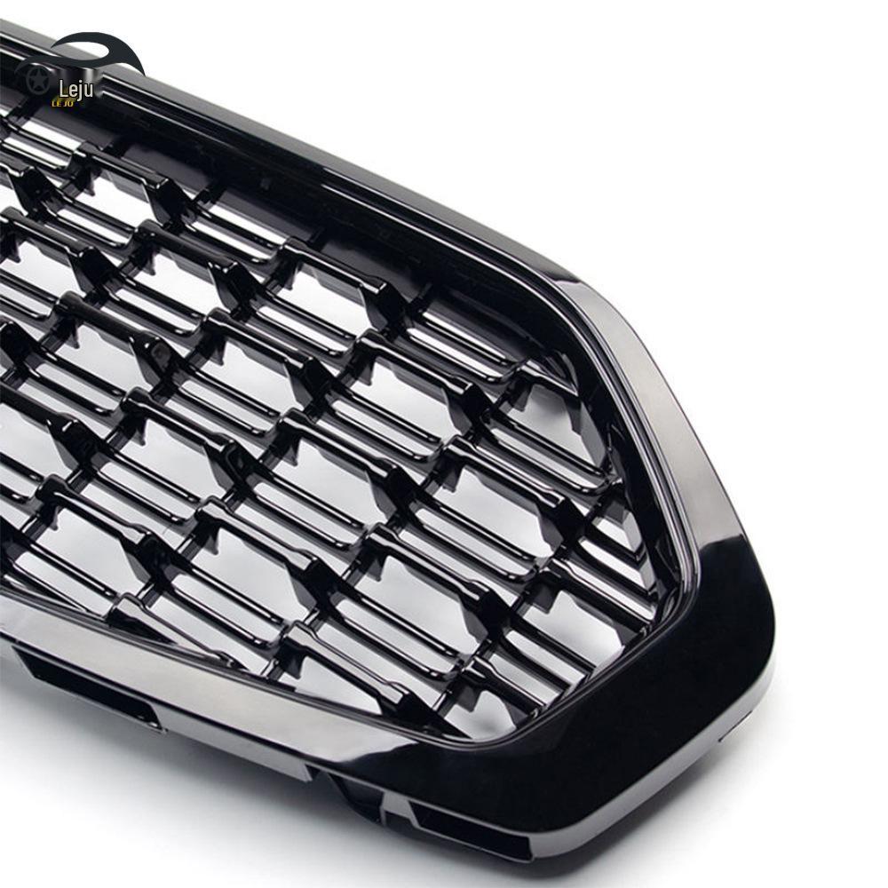 2019 Ford Everest Grille Bright Black Front Net Cover Decorative Mod