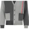 THOM BROWNE Funmix V-Neck Long-Sleeved Cardigan MKC530F-Y3017-982