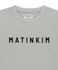 Mattengkim Applique Felt Logo Top In Gray