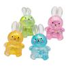 Festive Glitter Rabbit  Frog Squeeze Toy, Slow Rebound Hand Ball, Soft Stress Relief Decor for Relaxation and Holiday Gift Presents