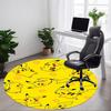 1pcPikachu Poké Ball Office Round Area Rug, Indoor Mat Suitable For Office, Under Office Chairs Bedroom Living Room Home Decor, Room Deco