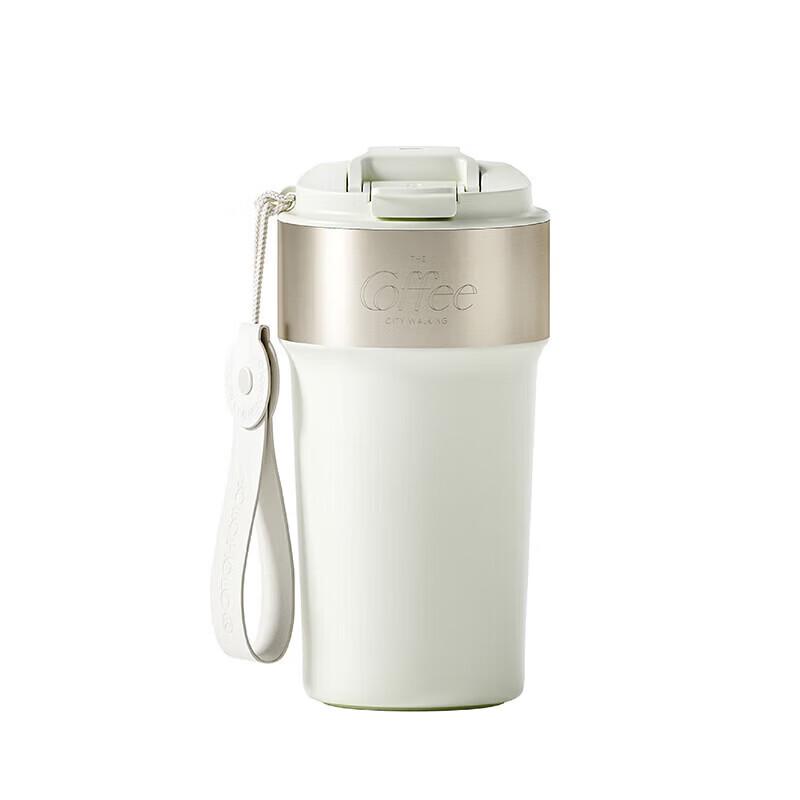 HOLOHOLO 500ml Insulated Coffee Mug with Straw