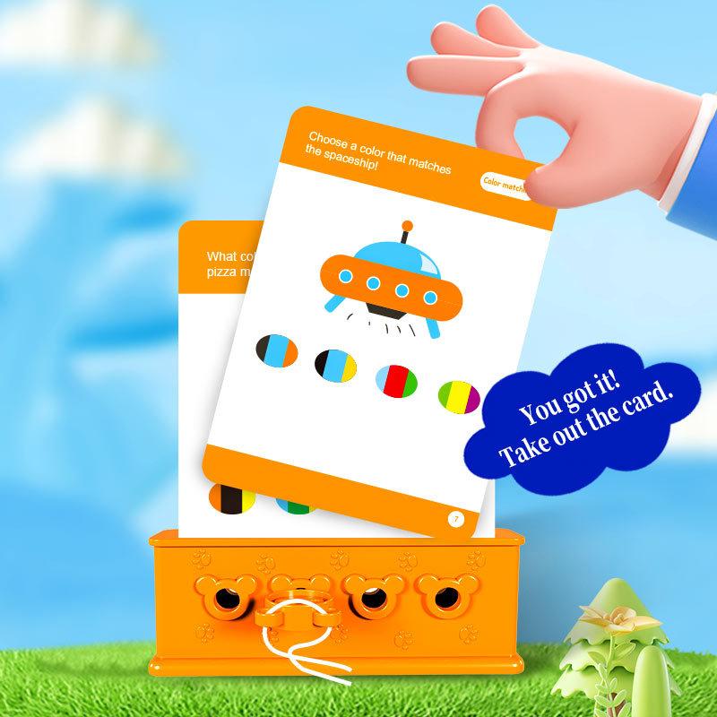 Montessori Logic Key English Version Children's Puzzle Toy English Logic Key Puzzle Game