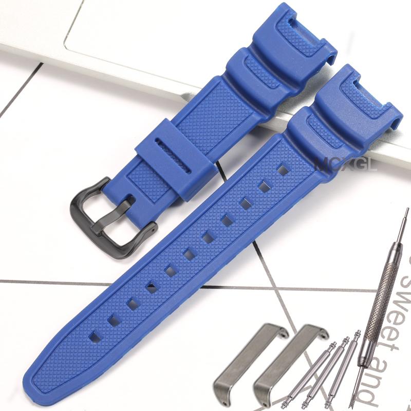 SGW100 Resin Strap For Casio SGW-100 Replacement Watch Strap10304195 Replacement Watchband SGW-100-1VH Wristband