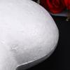 5Pcs White Polystyrene Heart Balls 8.5cm DIY Craft Hearts for Wedding Decor Valentine's Day Baby Shower Floral Arrangements