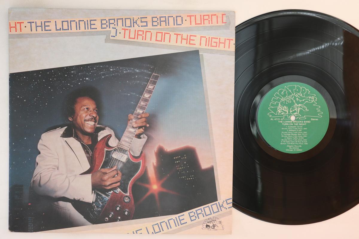 

LP Record LONNIE BROOKS Turn On The Night AL4721 ALLIGATOR 1981 US Blues Used