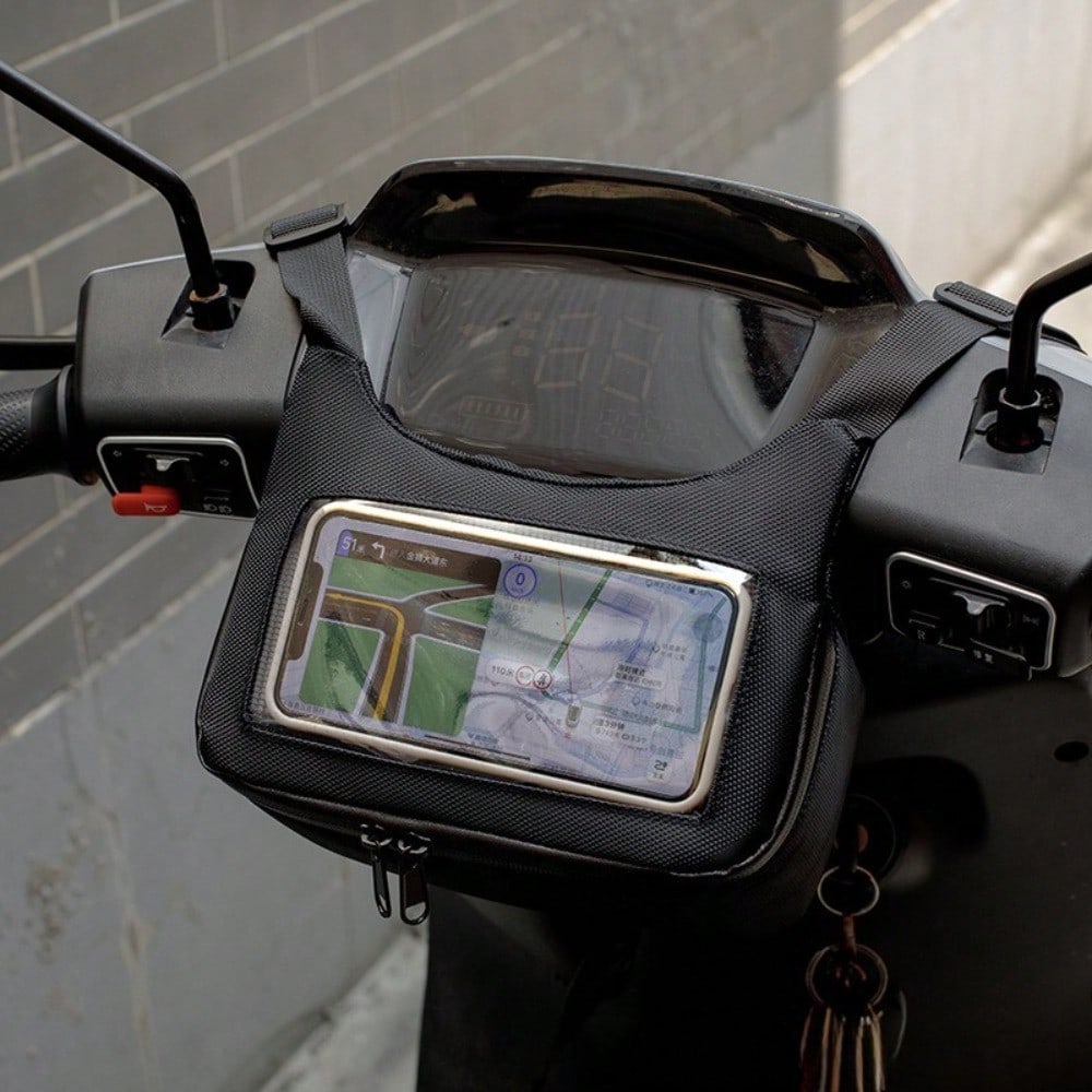Electric Vehicle Motorcycle Universal Front Bag Dashboard Faucet Scooter Bicycle Central Mobile Phone Navigation Storage