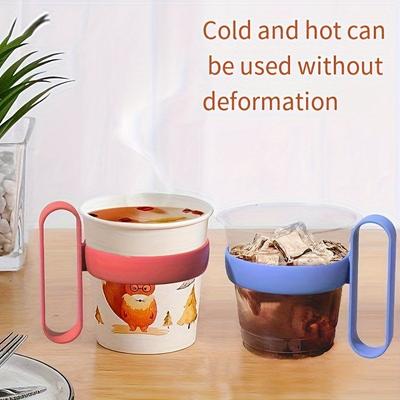 1/5Pcs Disposable Paper Cup Holder Espresso Coffee Anti-Scalding Multifunctional Multipurpose Office Household Sleeve