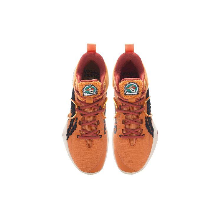 Li Ning Disney X  Flash 8 Premium Tigger Low Top Basketball Shoes Men sneakers Jam-Orange ABAS005-2