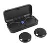 Motorcycle Bluetooth Headset with Charging Case Remote Control 50 Hours Battery Life Wireless Helmet Speaker for
