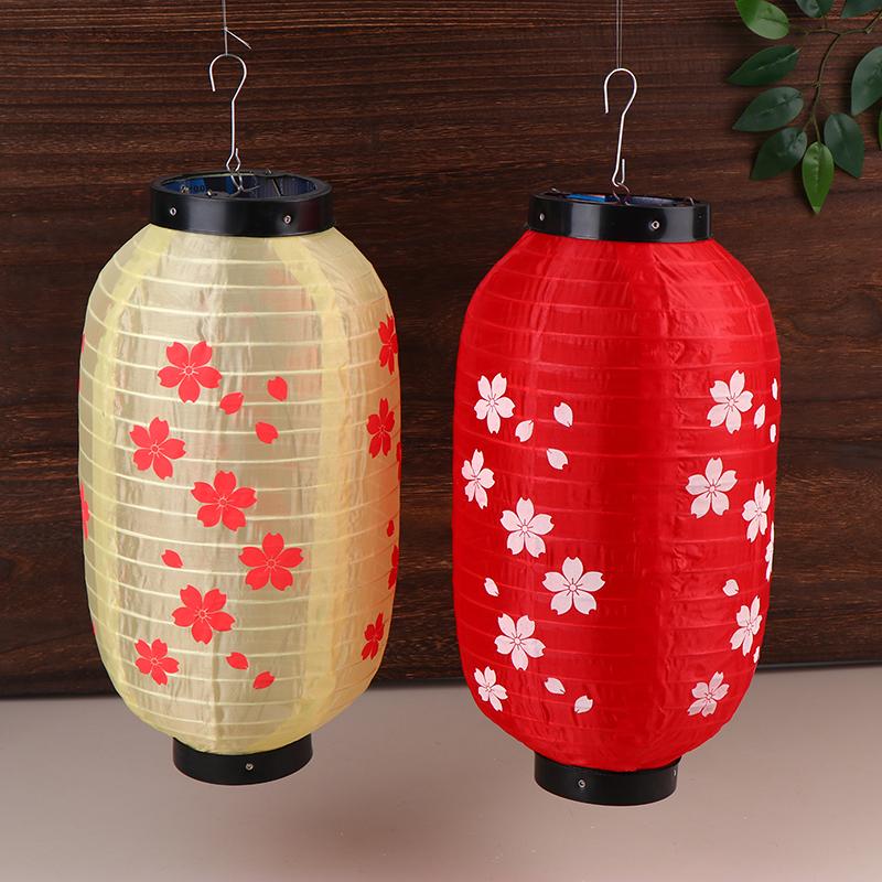 Linterna Japonesa de Tela de 10 Pulgadas Linternas Decorativas para Fiestas Decoración de Pub Chochin para Restaurante de Sushi Izakaya Decoración del Hogar