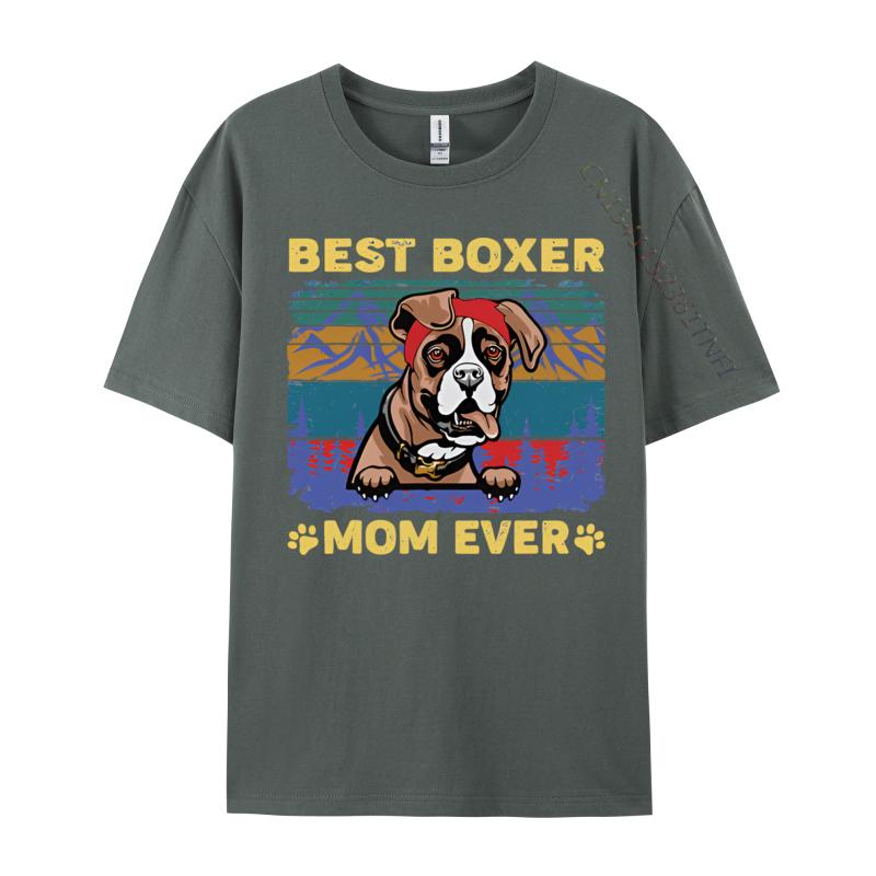 Boxer Dog Lover Funny Vintage Retro Tshirt Top Tshirts Party Coupons Cotton Tops  Tees Sports T Shirt Men