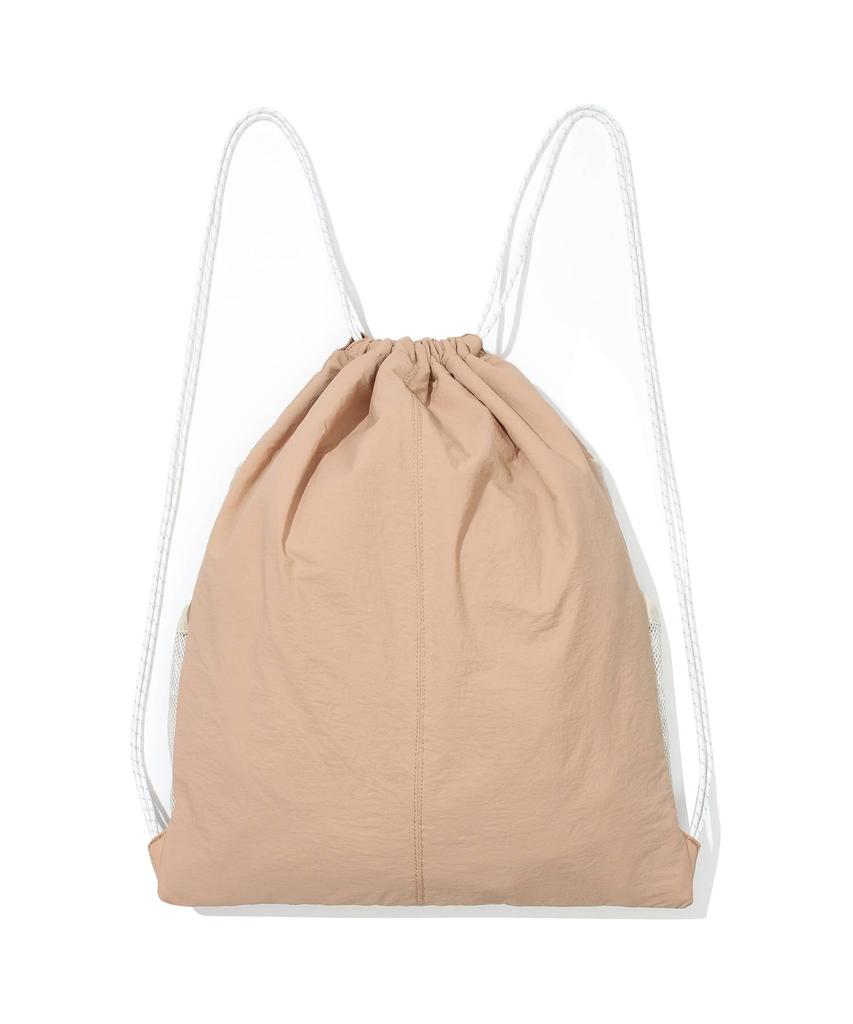 COVERNAT Nylon String Backpack Salmon