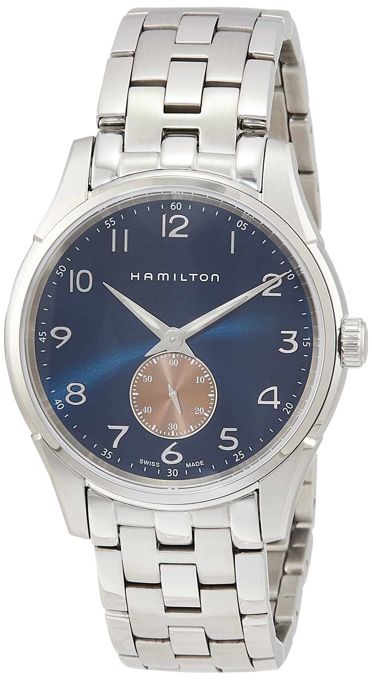 

HAMILTON Watch Genuine Warranty Jazzmaster Quartz Imported H38411140 [HAMILTON] [Regular Product] Men s синій