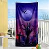 Halloween Beach Towel Soft Durable Quick-Dry Comfortable Lightweight Perfect for Traveling Yoga Camping and Swimming