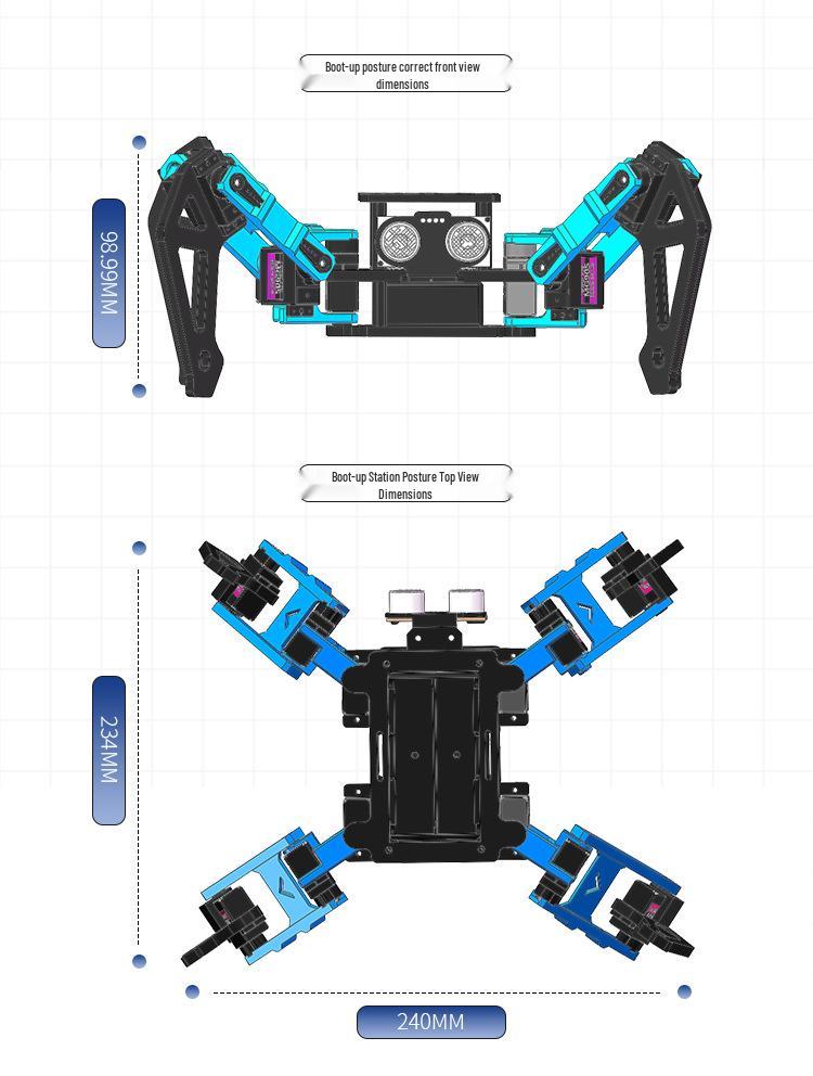 ESP32 Smart Bionic Spider: AI-Driven Voice-Controlled Quadruped for Arduino Makers