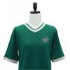 Shiz Madam V Neck Color Block Tee T57136