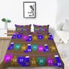 Christmas Gift Quilt Cover Pillowcase Two Or Three Piece Set 3D Digital Printing Polyester