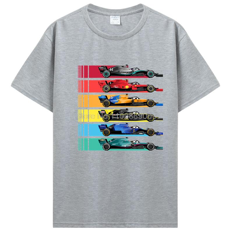 Camiseta para Fans de las Carreras de Equipo Camisetas de un Piloto Lando Norris Hombres Mujeres Camiseta Vintage Camiseta de Algodón Camisetas Tops