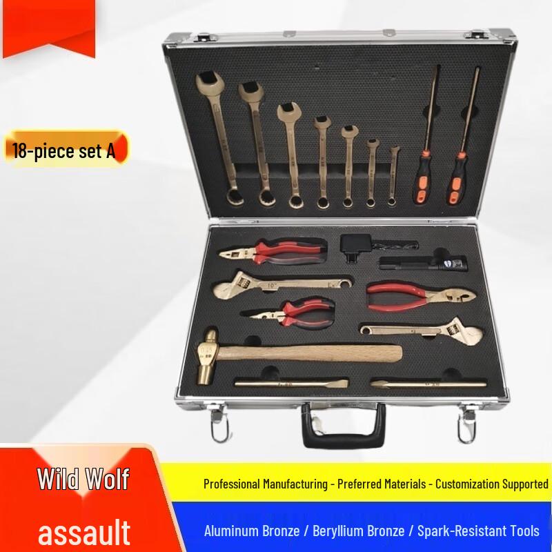 Wolf Commando Non-Magnetic Explosion-Proof Tool Set
