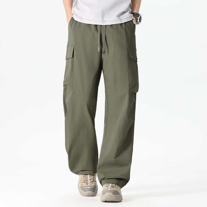 Mark Huafei Men's Lightweight Loose Fit Cargo Pants