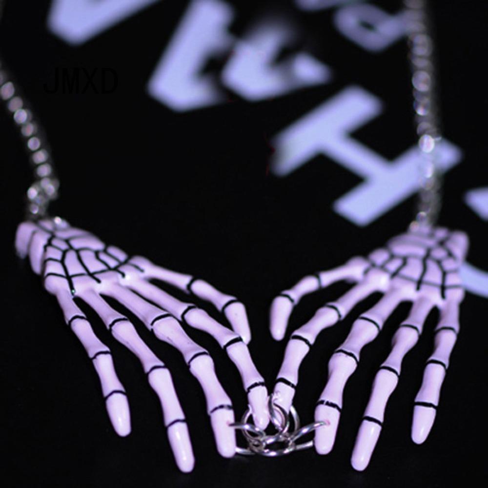 

Супер персонализированный металлический коготь, пальмовый сплав, короткое панк-ожерелье, цепочка ключицы