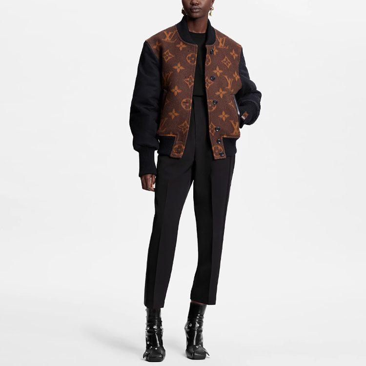 LOUIS VUITTON Monogram Jacquard Bomber Jacket 1A9DJ7