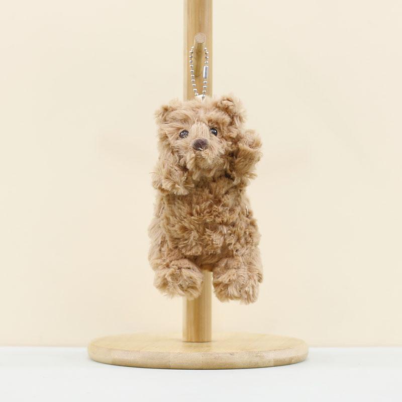 Очаровательный плюшевый брелок-мишка, милый брелок-мишка, игрушка-чучело