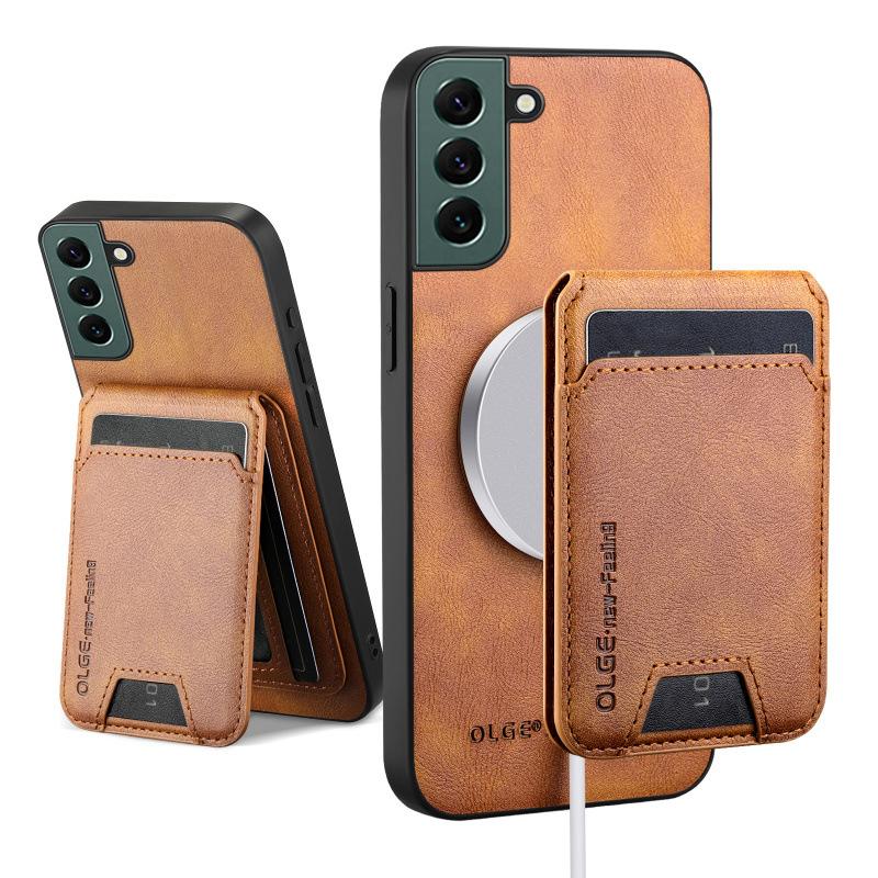 Suitable for Samsung Galaxy S22  Mobile Phone Case 21FE Cow Pattern Leather Magnetic Card Case New S20 Ultra