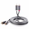 Greenlink Dual Lotus Head 2RCA Male-to-Male Audio Cable - Red and White AV Signal Line