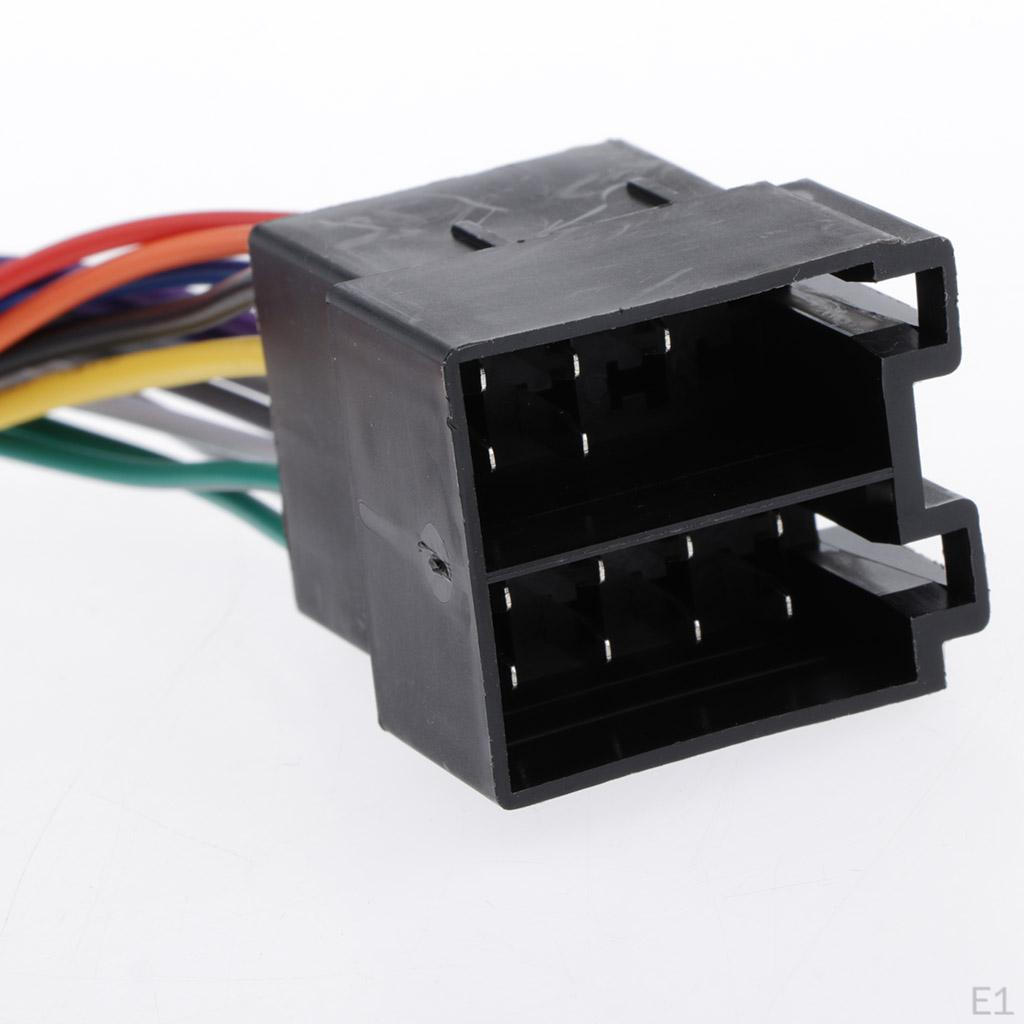 ISO Cable Harness Connector Adapter for 16 Stereo