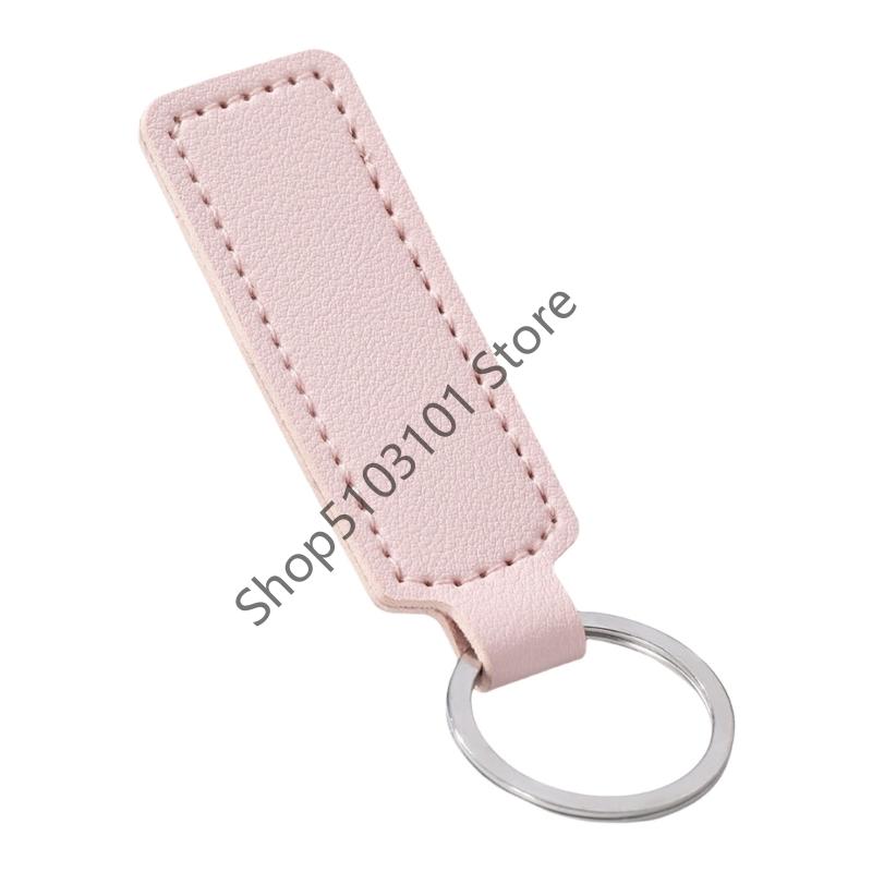 X6HE Anti Scratch Keychain Organizers Lightweight PU Leather Construction For Drivers Cyclists Daily Commute Cycling