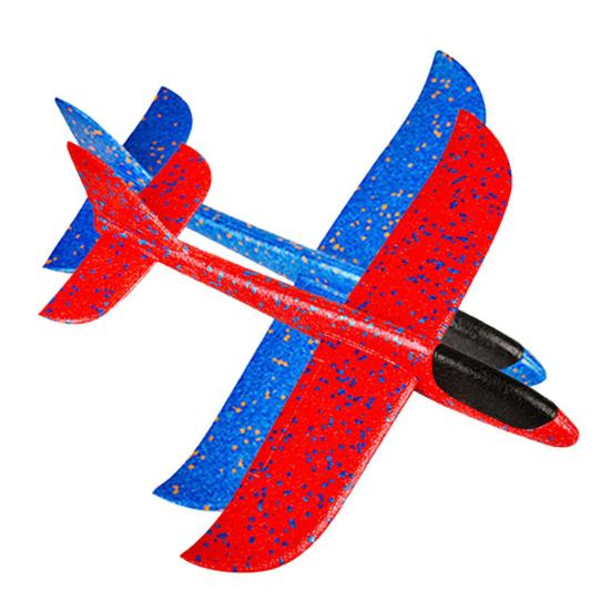 Large Foam Glider with Loop Roll Capability Hand Throw Airplane Toy for Kids Outdoor Flying Toy for Boys Girls Crash-Resistant Outdoor Toy for