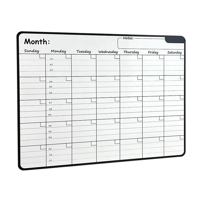 Magnetic Erasable Message Board & Calendar for Refrigerator