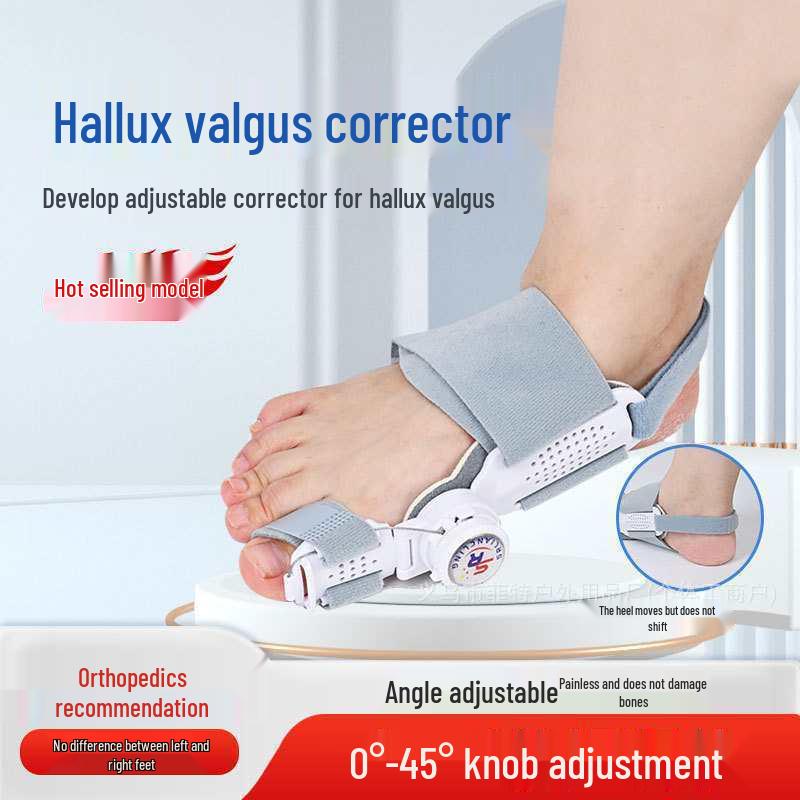 Adjustable Hallux Valgus Corrector for Foot Comfort and Alignment